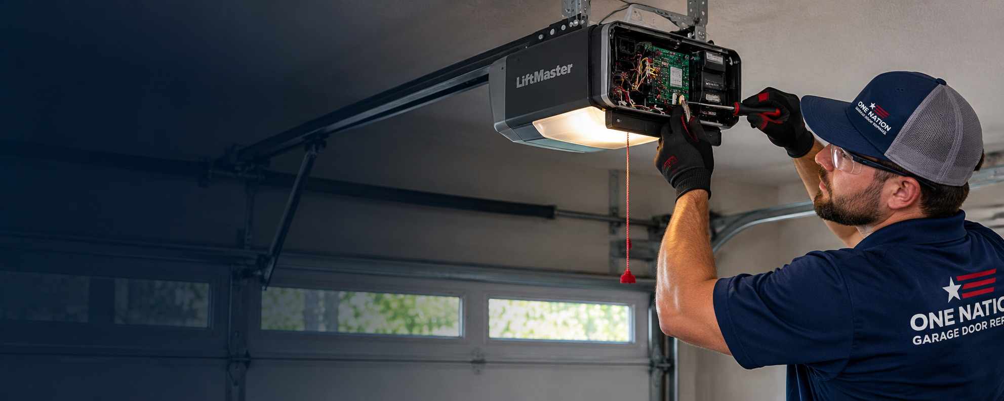 Garage door opener repair technician in Greater Houston
